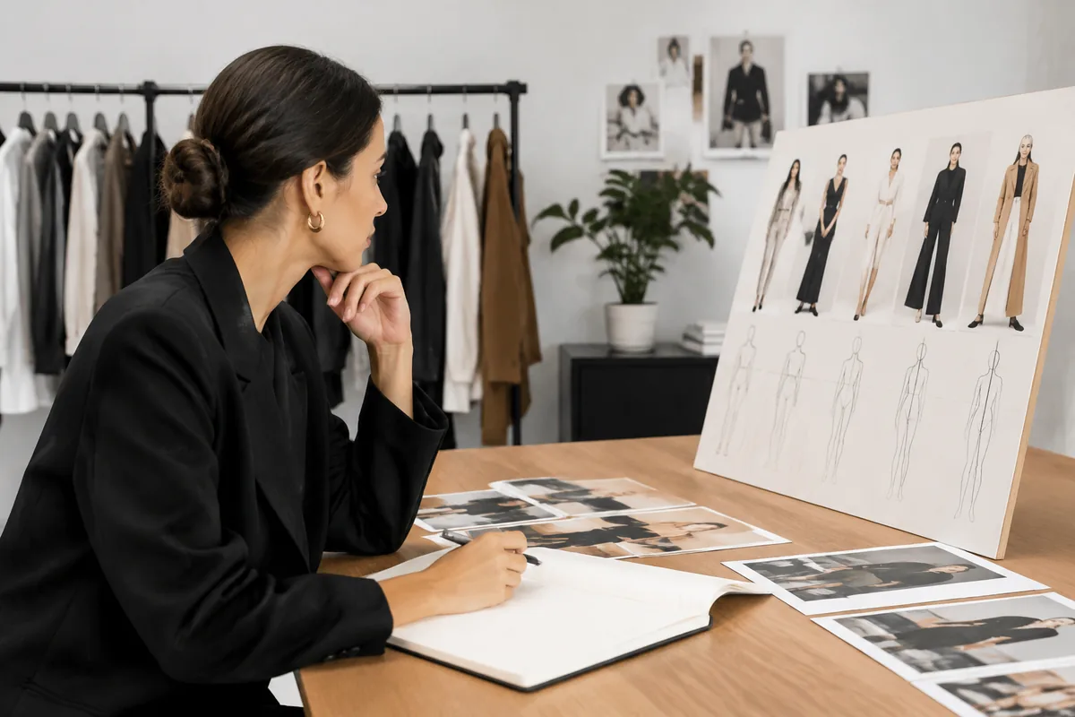 Comment analyser une silhouette dans une chronique de mode