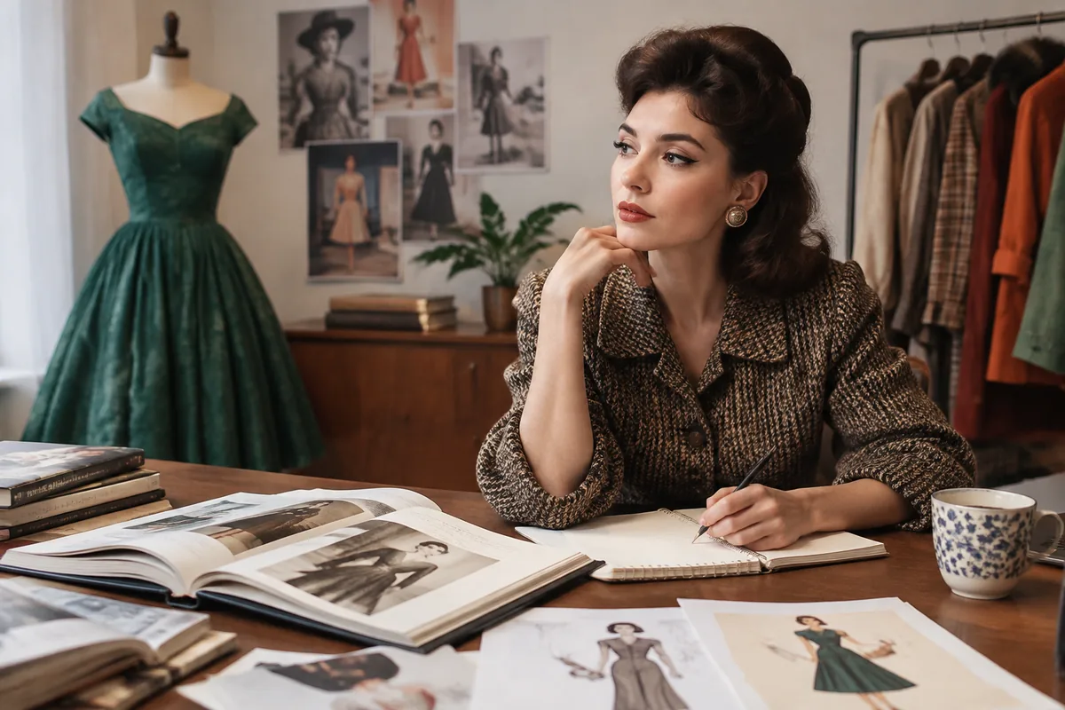 Comment citer une tenue vintage dans une chronique de mode